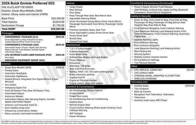 2026 Buick Envista Preferred