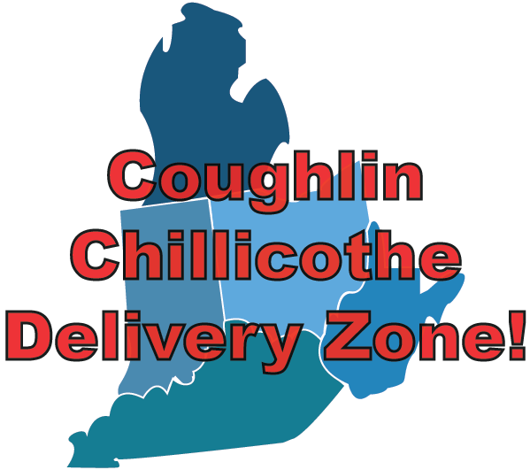 Coughlin Chevrolet of Chillicothe Delivery Zone Map